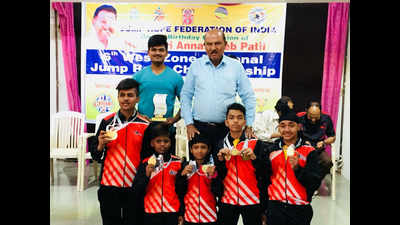Aurangabad kids shine in national-level jump rope event