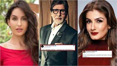 From Amitabh Bachchan to Nora Fatehi, Bollywood sends Ramadan greetings to fans