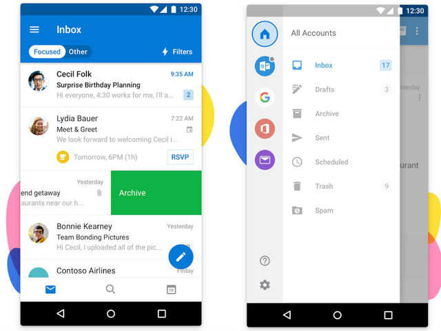 Outlook Mails Android iOS: Microsoft makes email-handling ...