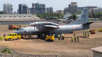 IAF aircraft overran at Mumbai airport