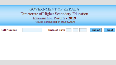 DHSE Plus Two Result 2019 at keralaresults.nic.in: Kerala HSSC results declared, 84.33% pass