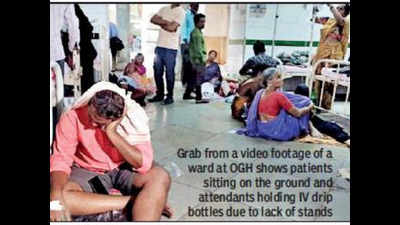 Health scare: Overcrowded wards, poor medical facilities ail OGH