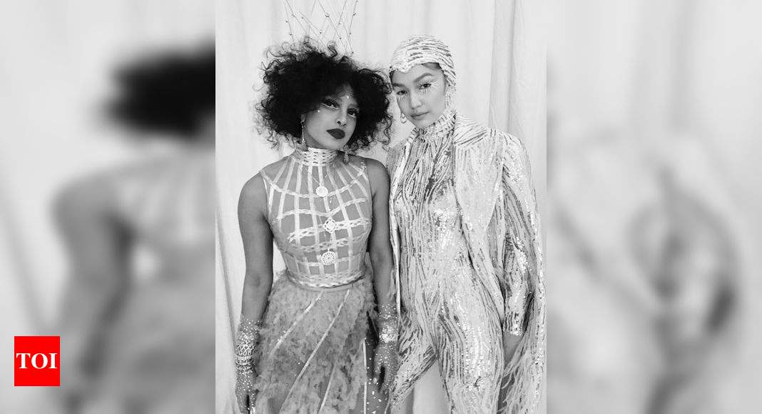 Priyanka Chopra and Gigi Hadid share a frame at Met Gala 2019 and fans ...