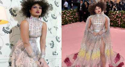 gown ke gale ki design