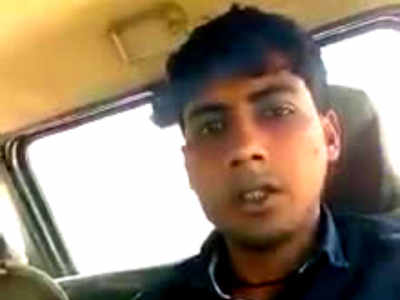 Viral video: This guy called police car to travel because he couldn’t afford the bus ticket