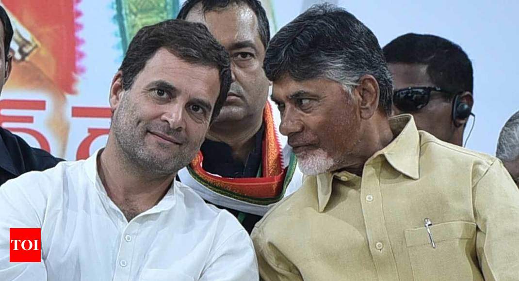 Andhra CM Chandrababu Naidu Meets Rahul Gandhi, Likely To Call ...