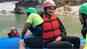 Watch: Ananya Panday falls into the water while rafting