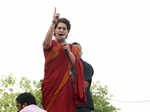 Priyanka Gandhi holds roadshow in Delhi