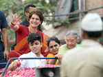 Priyanka Gandhi holds roadshow in Delhi