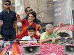 Priyanka Gandhi holds roadshow in Delhi