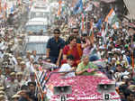 Priyanka Gandhi holds roadshow in Delhi