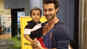 Salman Khan's nephew Ahil Sharma waves at paparazzi