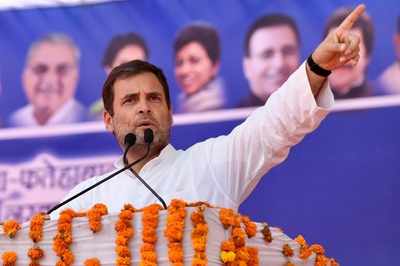 Modi can't speak on govt performance so harping on past: Rahul Gandhi