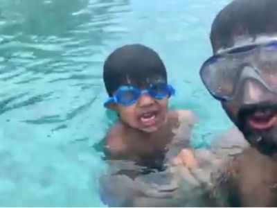 Watch: Shilpa Shetty enjoys a vacation with hubby Raj Kundra and son Viaan Raj Kundra in Thailand
