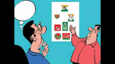 Eyes on Election! Kolkata centre tests vision with political symbols