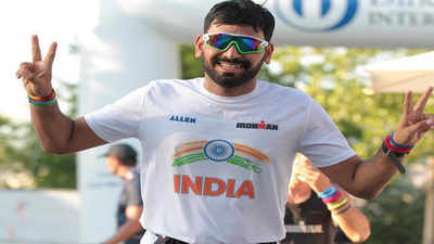 This teacher from Kota has completed Ironman thrice!