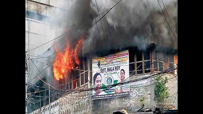 Two fires in Kolkata and Howrah