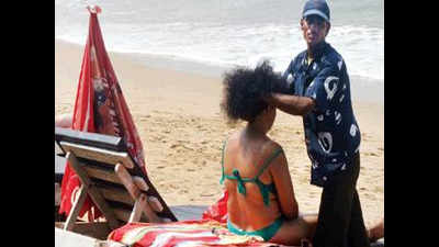 From selfie sticks to massage, Goa beach vendors have it all