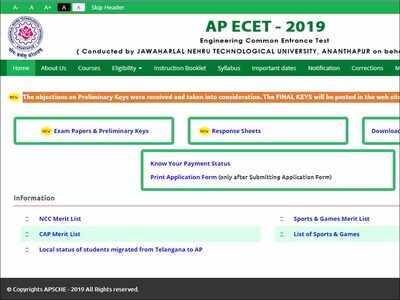 AP ECET 2019 results announced @ sche.ap.gov.in, here's direct link to ...