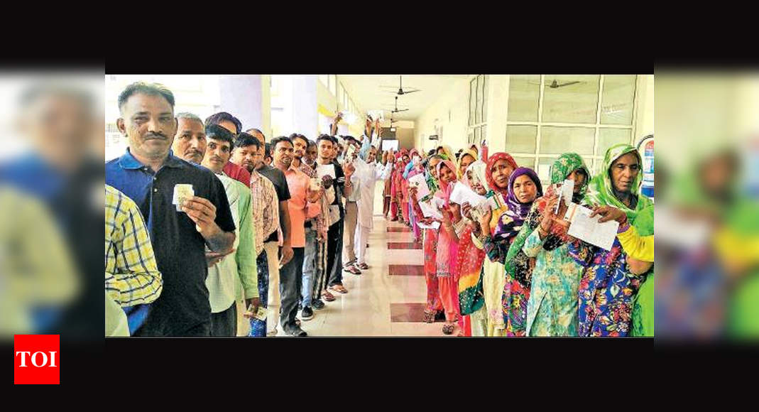 16 candidates fate sealed in the EVMs in Karnal Times of India