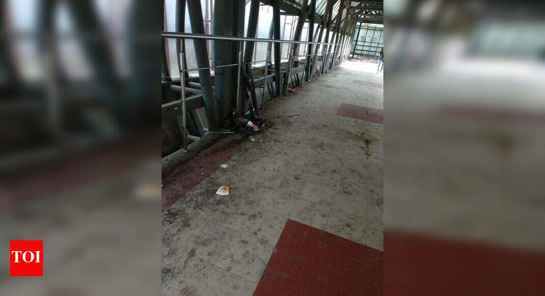 hospitable footover bridge in powai Times of India