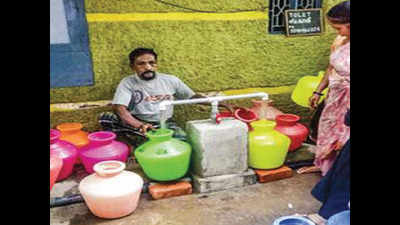 Chennai: Metrowater uses hosepipes to reach narrow streets