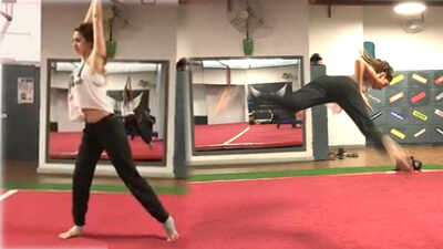 Disha Patani nails 'butterfly' kick in new workout video