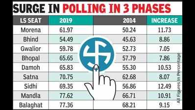 LS polls: BJP reviews polling trend of three phases