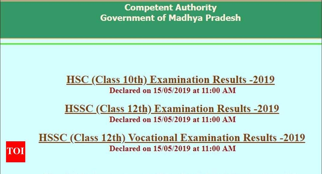 MPBSE Result 2019: MP Board declares Class 10th & 12th results @ mpresults.nic.in