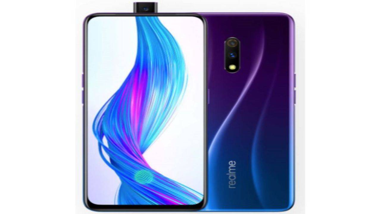 Realme X with pop-up camera