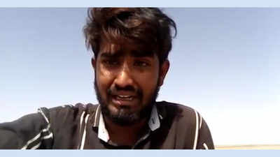 Telangana man puts up video from Saudi desert, pleads for rescue