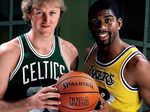 Magic Johnson and Larry Bird