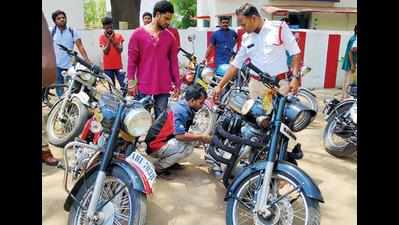 Hyderabad: Cops remove modified silencers from bikes to curb sound pollution