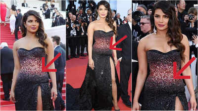 Priyanka Chopra's remarkable Cannes debut sparks pregnancy rumours yet again, netizens point out 'tummy bulge'