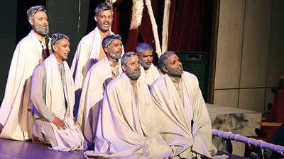 A play depicting displacement of communities staged in Lucknow