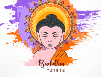 Happy buddha purnima vector illustration 21731443 Vector Art at Vecteezy