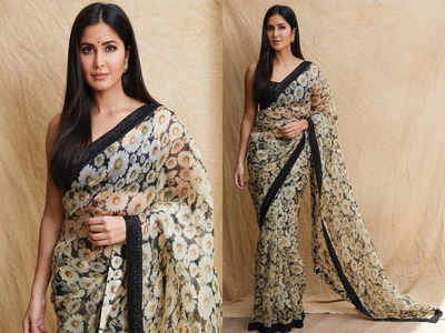 Katrina Kaif's daisy sari should be in your wardrobe now!