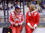 Niki Lauda and James Hunt