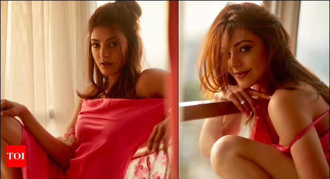 Kajl K Xxx Vado - Hot-to-handle! Kajal Aggarwal looks sultry and absolutely stunning in a  flaming red outfit | Telugu Movie News - Times of India