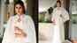Huma Qureshi makes a splash in a scintillating ivory coloured sari at Cannes