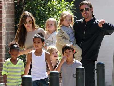 Brad Pitt and Angelina Jolie are focused on their kids without any drama