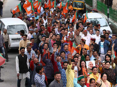 BJP set for clean sweep in Himachal Pradesh
