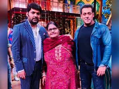 'Bharat' promotions: When Salman Khan met Kapil Sharma's mom!