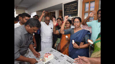 A historic victory for P R Natarajan | Coimbatore News - Times of India