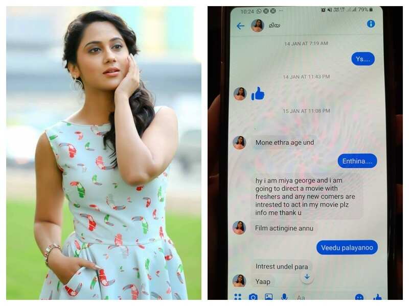Miya Alerts Her Followers Of A Fake Account By Her Name Malayalam Movie News Times Of India