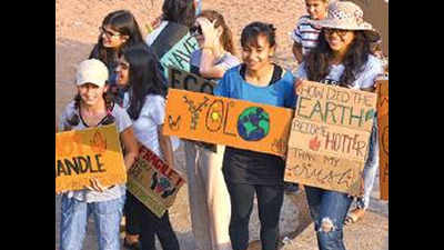 Hyderabad students strike, ask government to act on climate change
