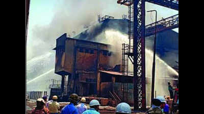 Fire breaks out in Bhilai Steel Plant, no injuries | Raipur News - Times of  India