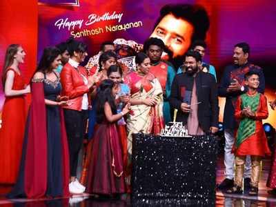 Singing Stars: Santhosh Narayanan offers a playback opportunity to Sangeetha