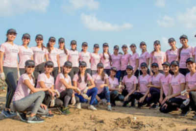 Beach Cleaning Initiative by 30 state winners of fbb Colors Femina Miss India 2019
