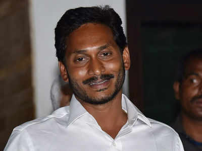 AP Election results: YS Jagan meets governor, stakes claim to form govt in  Andhra Pradesh | India News - Times of India